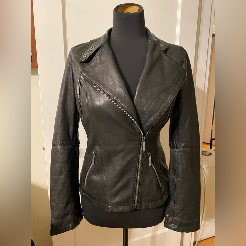 Michael Kors Leather Jacket - S/P